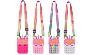 Pop Fidget Rainbow Unicorn Bag