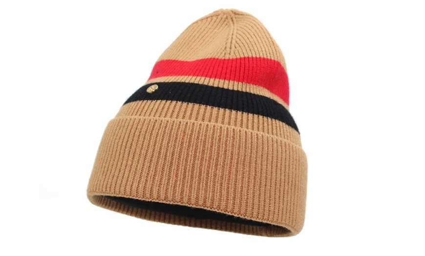 Image 6: Knitted Warm Wool Hat