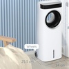 Image 3: HomCom Four-in-One Bladeless Portable Evaporative Air Cooler