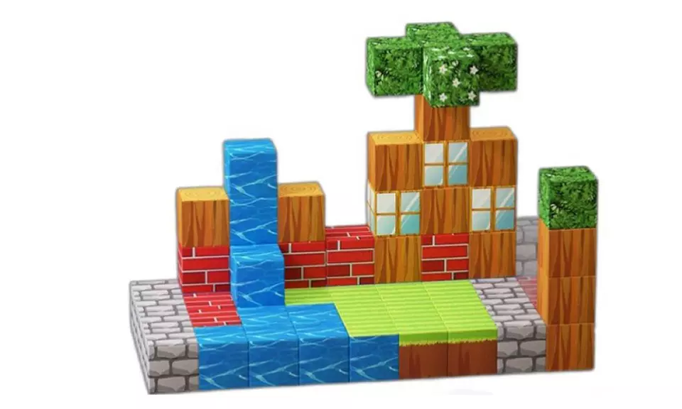 63 oder 100 magnetische Bausteine