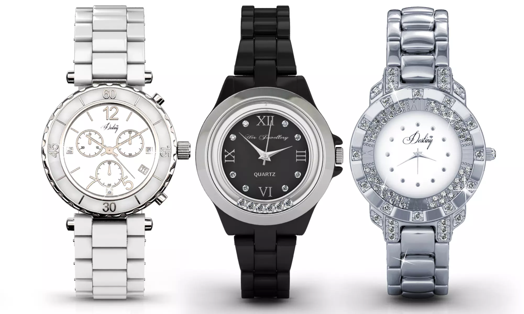 Montre ornée de cristaux Swarovski® - Primary Image