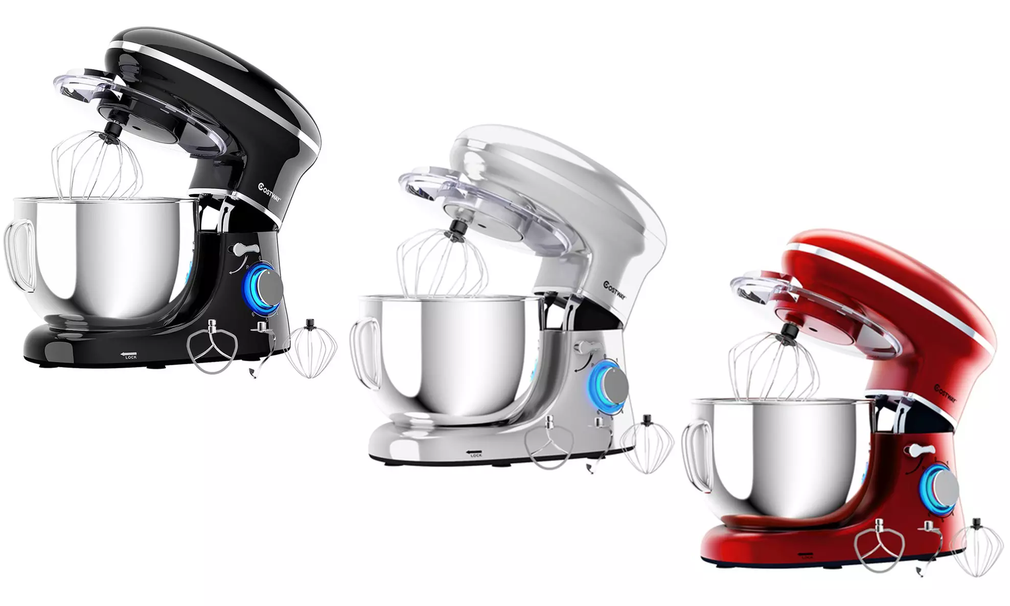 Costway Tilt-Head 6.3-Quart Stand Mixer (7-Piece) - Primary Image