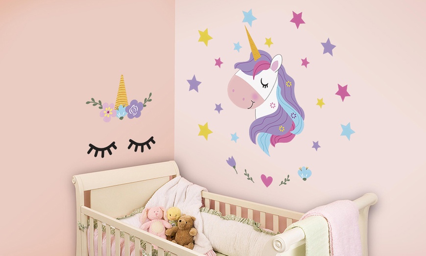 Image 1: Colourful Kids' Wall Stickers