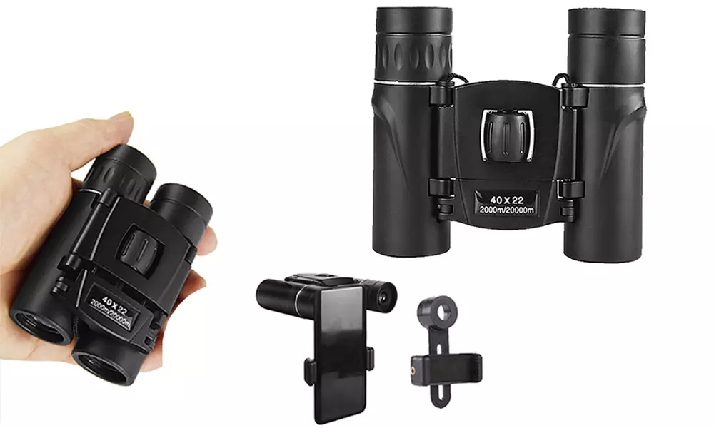 1x oder 2x Fernglas mit Smartphone-Halterung