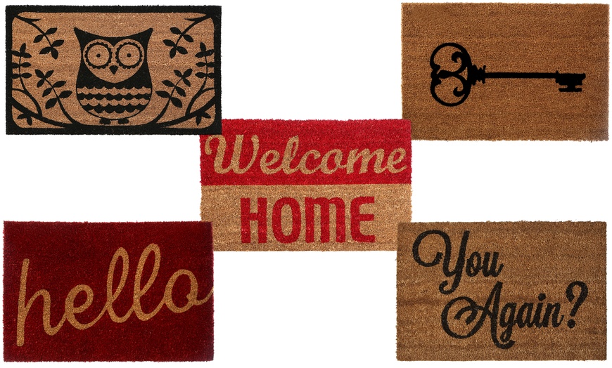 Image 1: Coir Door Mats