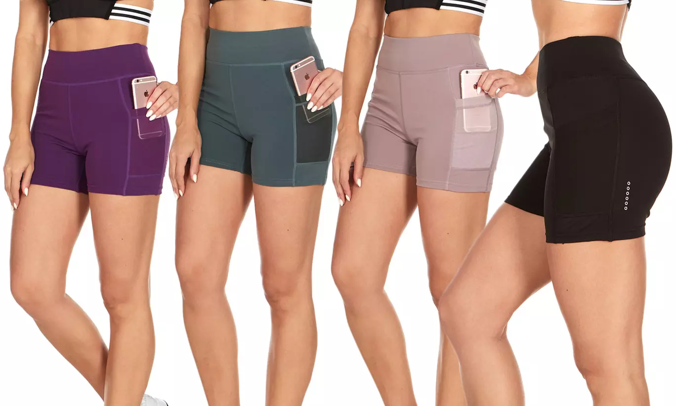 Traqs by RAG Women's High-Waist Active Shorts. Plus Sizes Available. - Primary Image