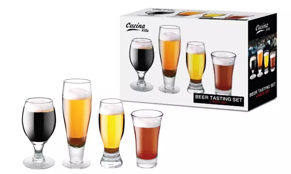 Mini Beer Tasting Glass Set (4-Piece) - Second Medium