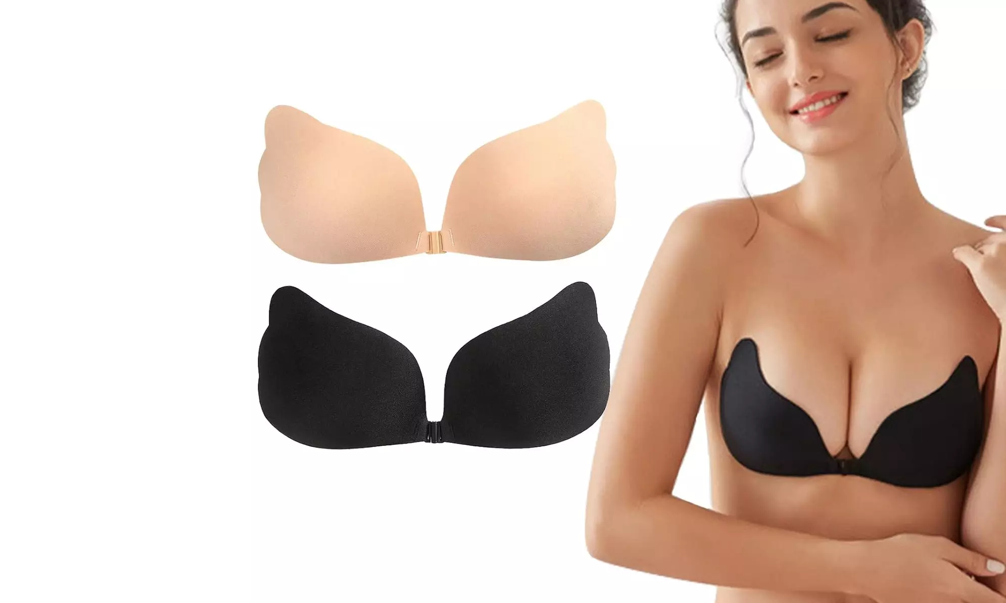 Soutien-gorge adhésif sans bretelles
