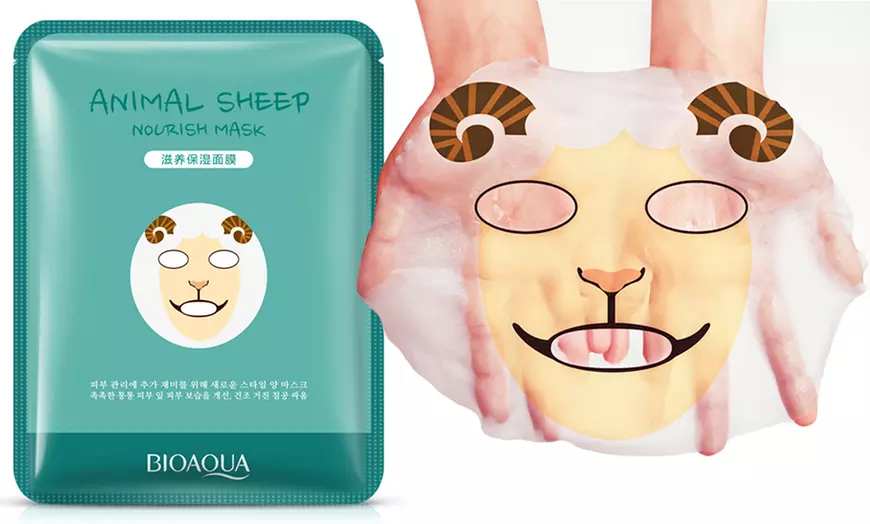 Image 3: 4x hydraterend gezichtsmasker
