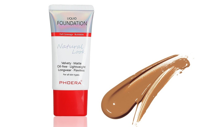 Image 9: Phoera Velvety Matte Lightweight Liquid Foundation