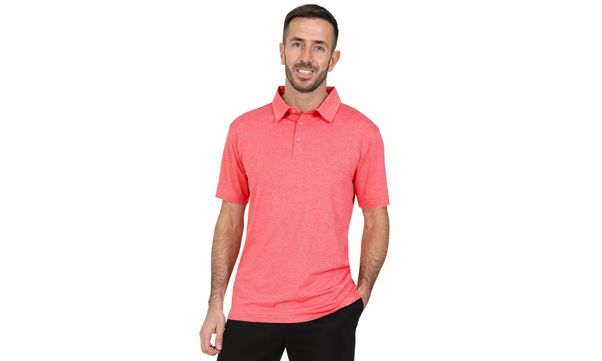 1x oder 2x Blu Apparel Herren-Golf-Poloshirt
