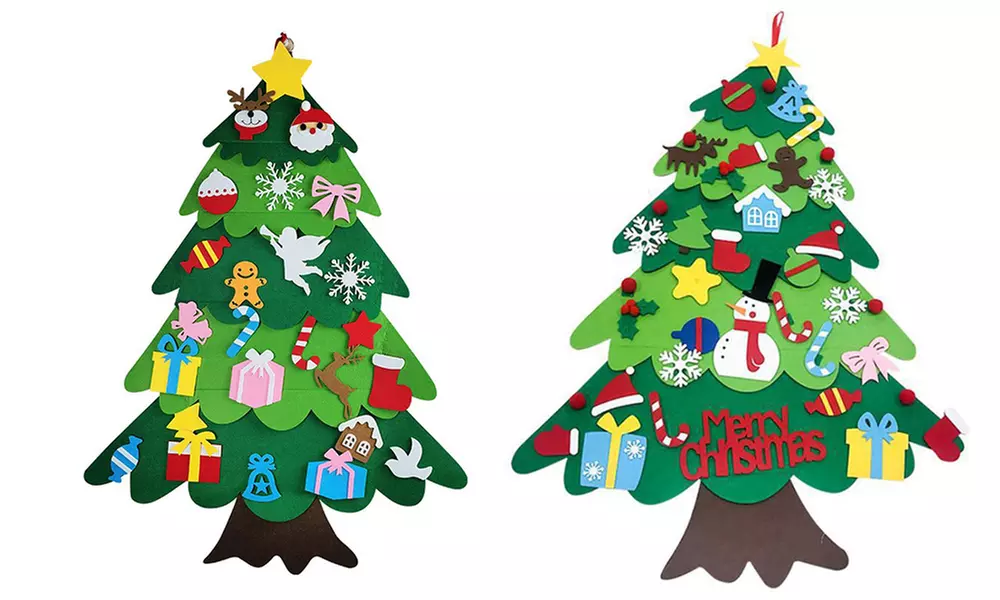 Sapin de Noël mural à faire soi-même