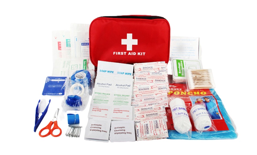 Image 4: 180-Piece Hospital Grade First Aid Kit


