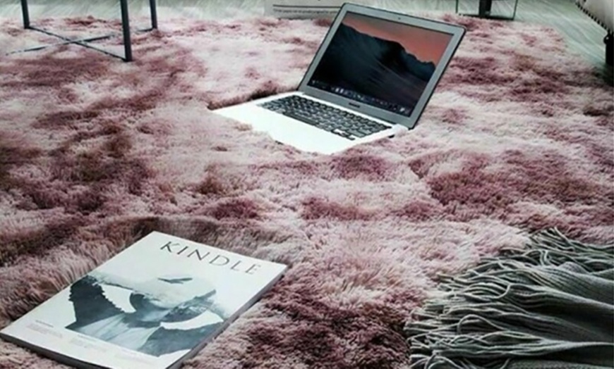 Image 4: Rectangular Faux Fur Carpet