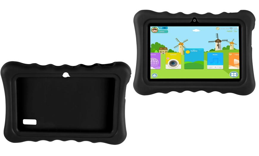 Image 15: 7'' 8GB Kids Tablet + Bumper Case