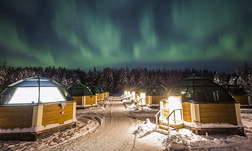 Finnish Lapland Trip With A Glass Igloo Stay With Airfare From Great ...