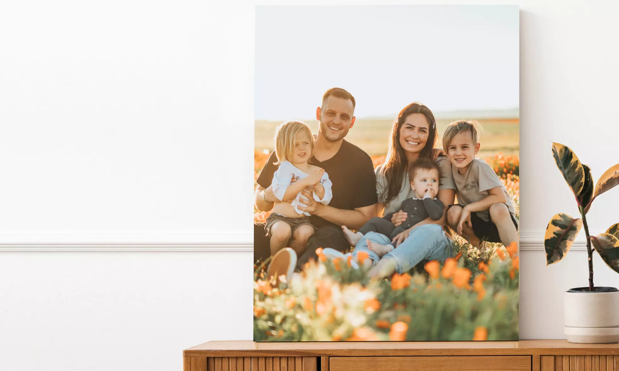 Breng je muren tot leven met een foto op wit aluminium