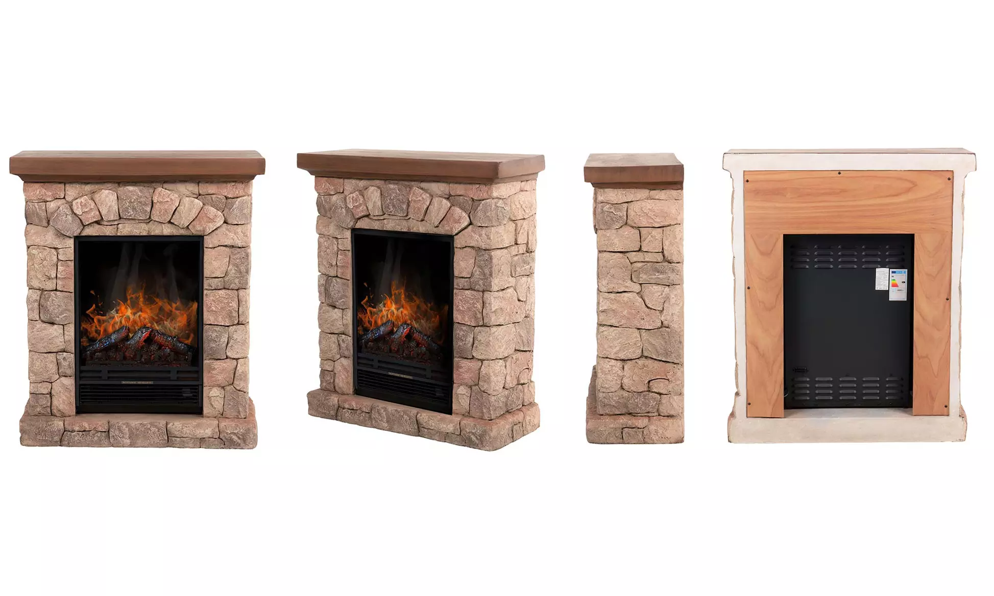 Home Deluxe Elektrokamin mit Flammeneffekt „Calor”