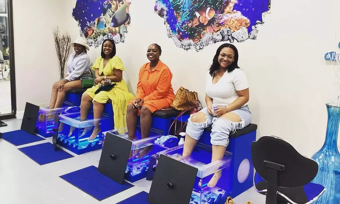Fish Spa Experience for One, Two, and Kids at Garra Fish Spas - Fort Pierce - Second Medium