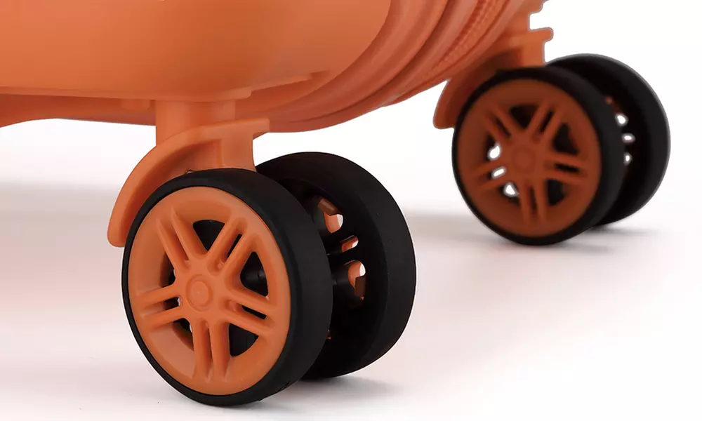 1 of 4 oranje koffers