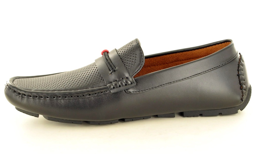 Image 7: Men's Perforated Casual Loafers