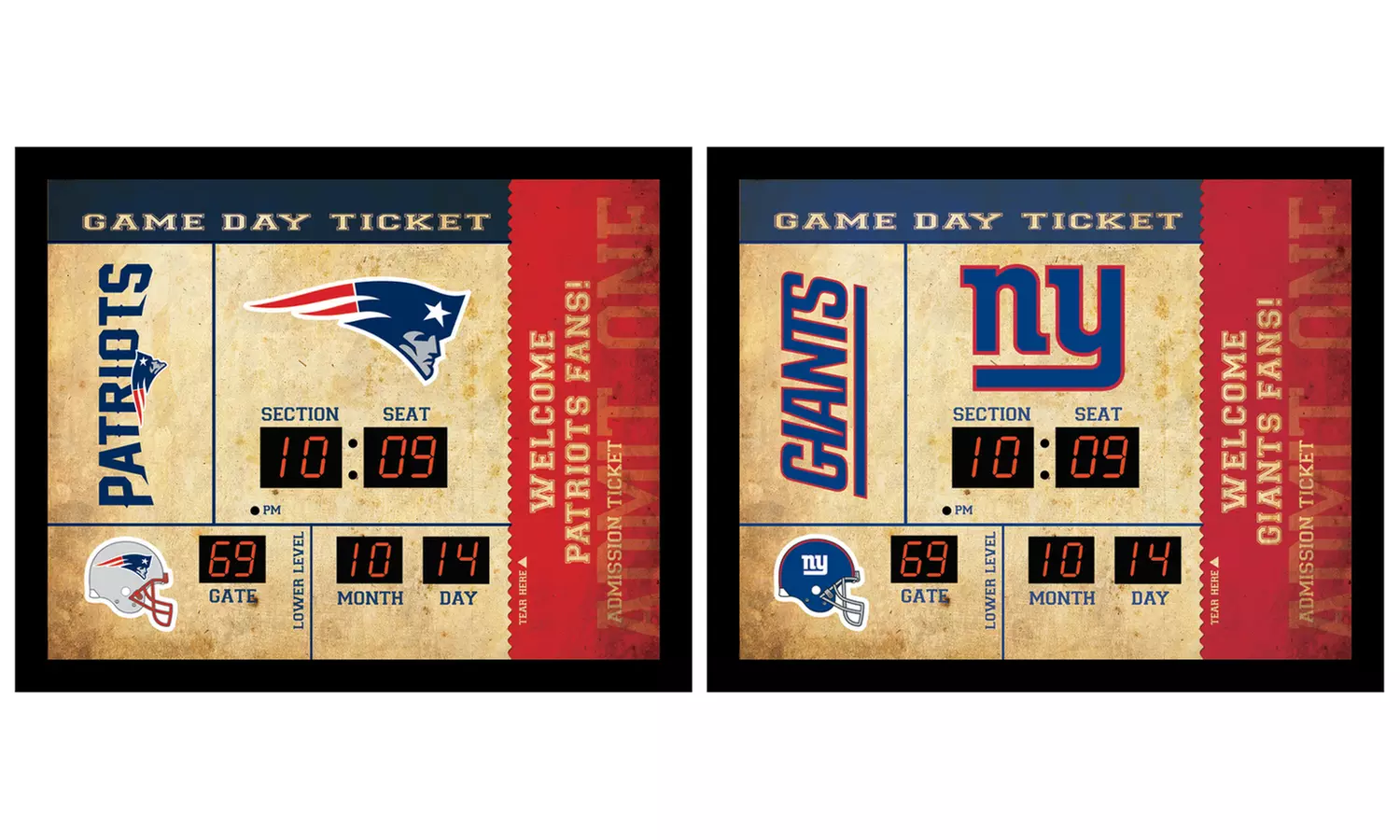NFL Bluetooth Scoreboard Wall Clock - Primary Image