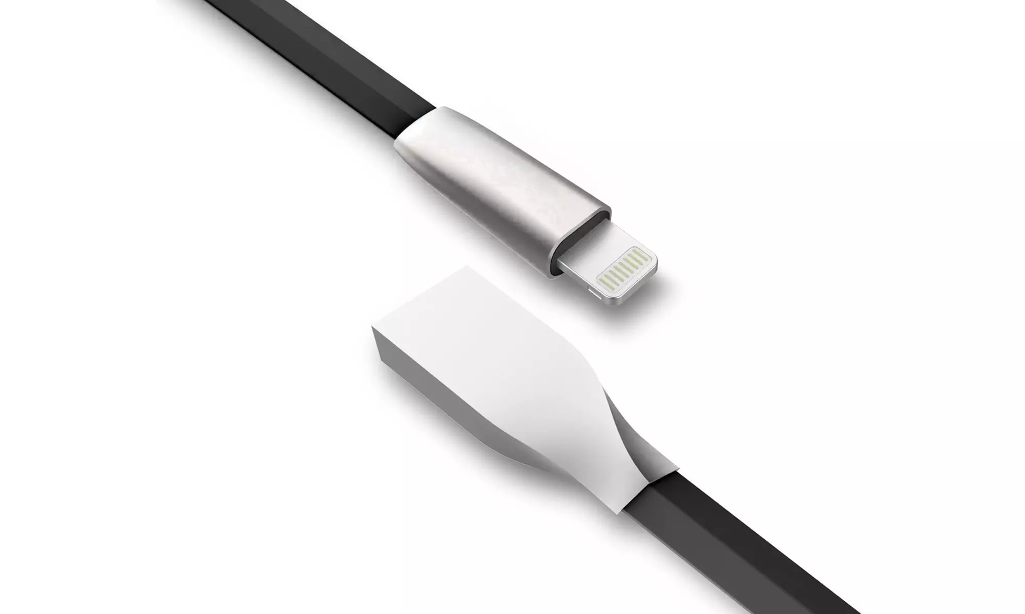 1x oder 2x bruchfestes oder L-förmiges Ladekabel