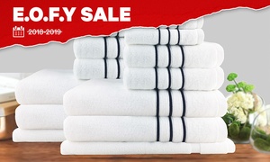 Dobby Stripe 7-Piece Towel Set