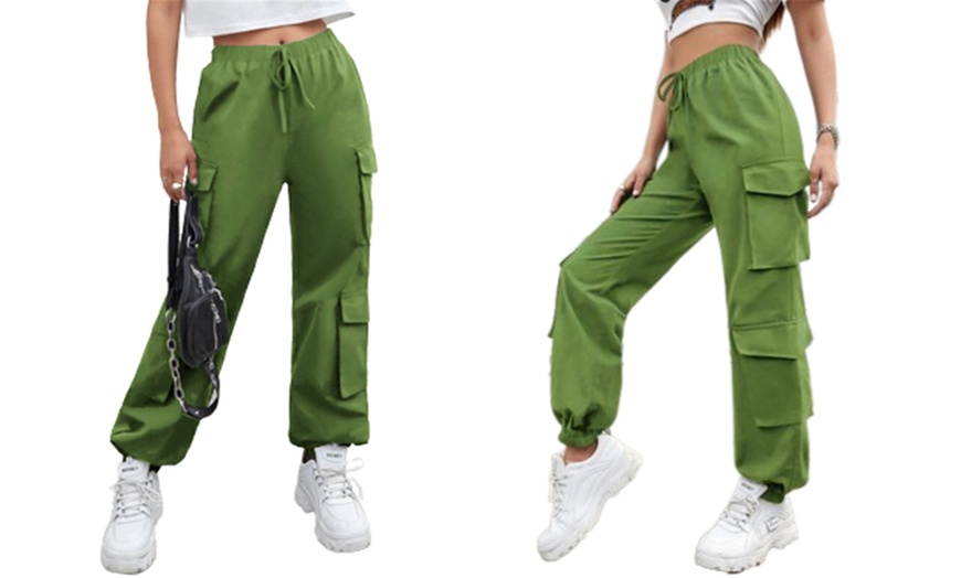 Image 4: Women's Slim Fit Cargo Pants