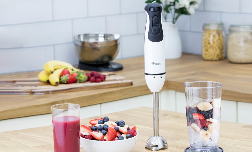 Image 3: Swan Three-in-One Hand Blender