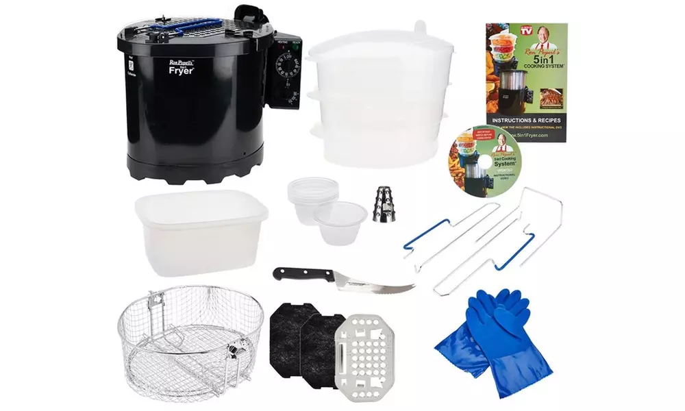 Ron Popeil's 5-in-1 Cooking System and Turkey Fryer with Accessories - Primary Image