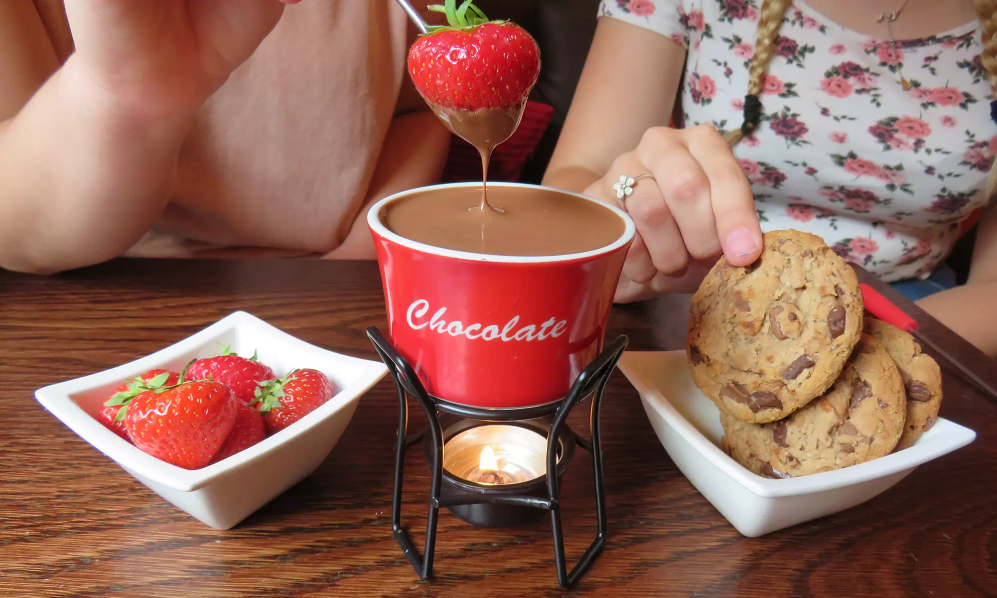 Chocolate Dipping Feast with Sides and Drink at White Rabbit Chocolatiers (Up to 45% Off) - Primary Image