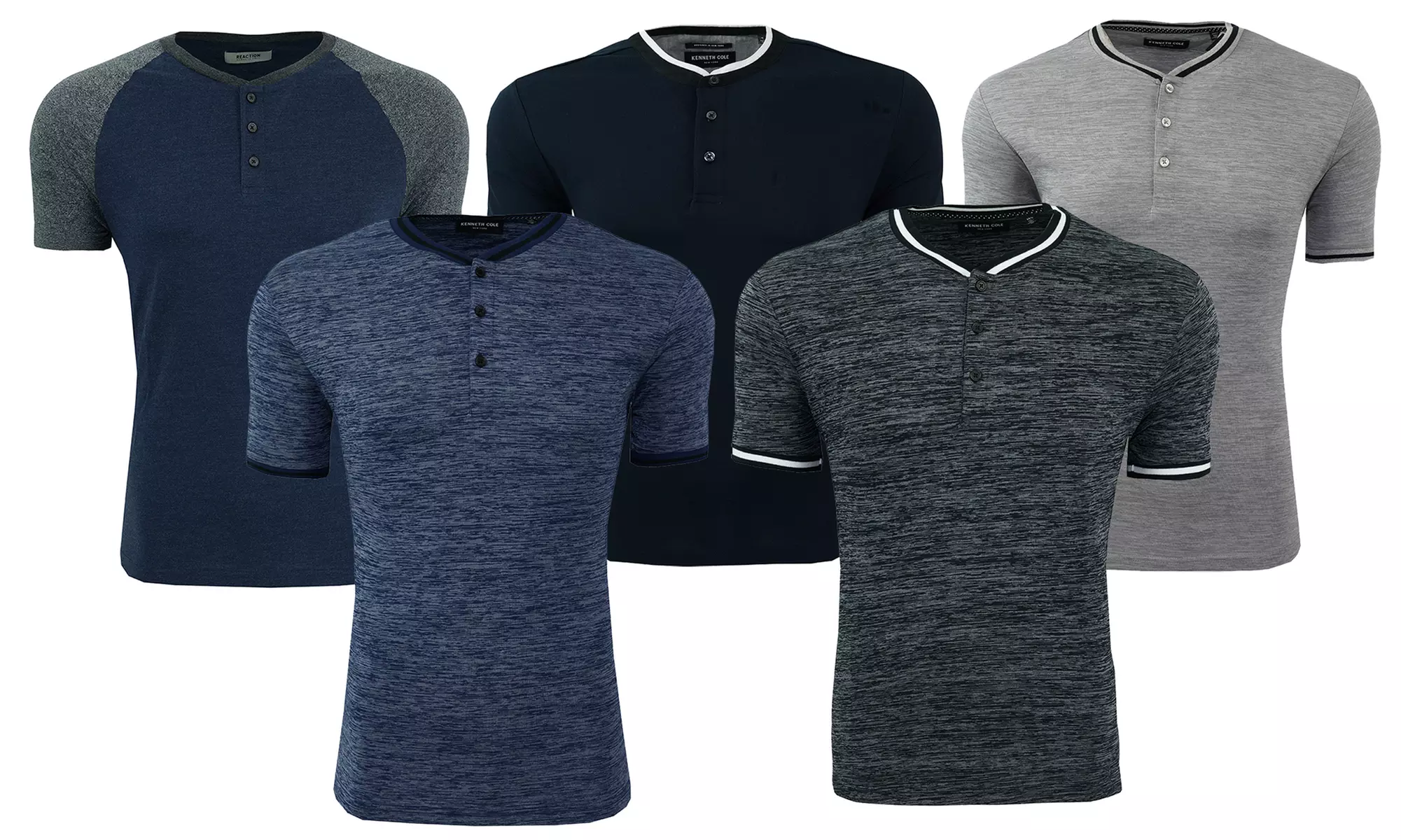 Kenneth Cole Men's Henley Short-Sleeve Shirt (S-2XL) - Primary Image