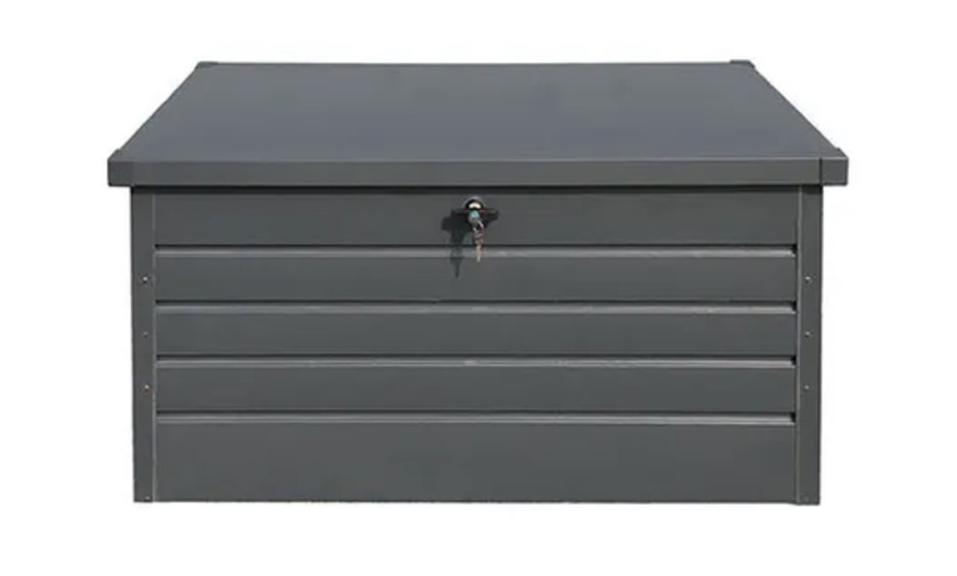 Image 7: 200L or 350L Lockable Metal Garden Storage Box