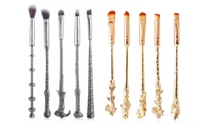 Wand Makeup Brush Set (5-Piece)