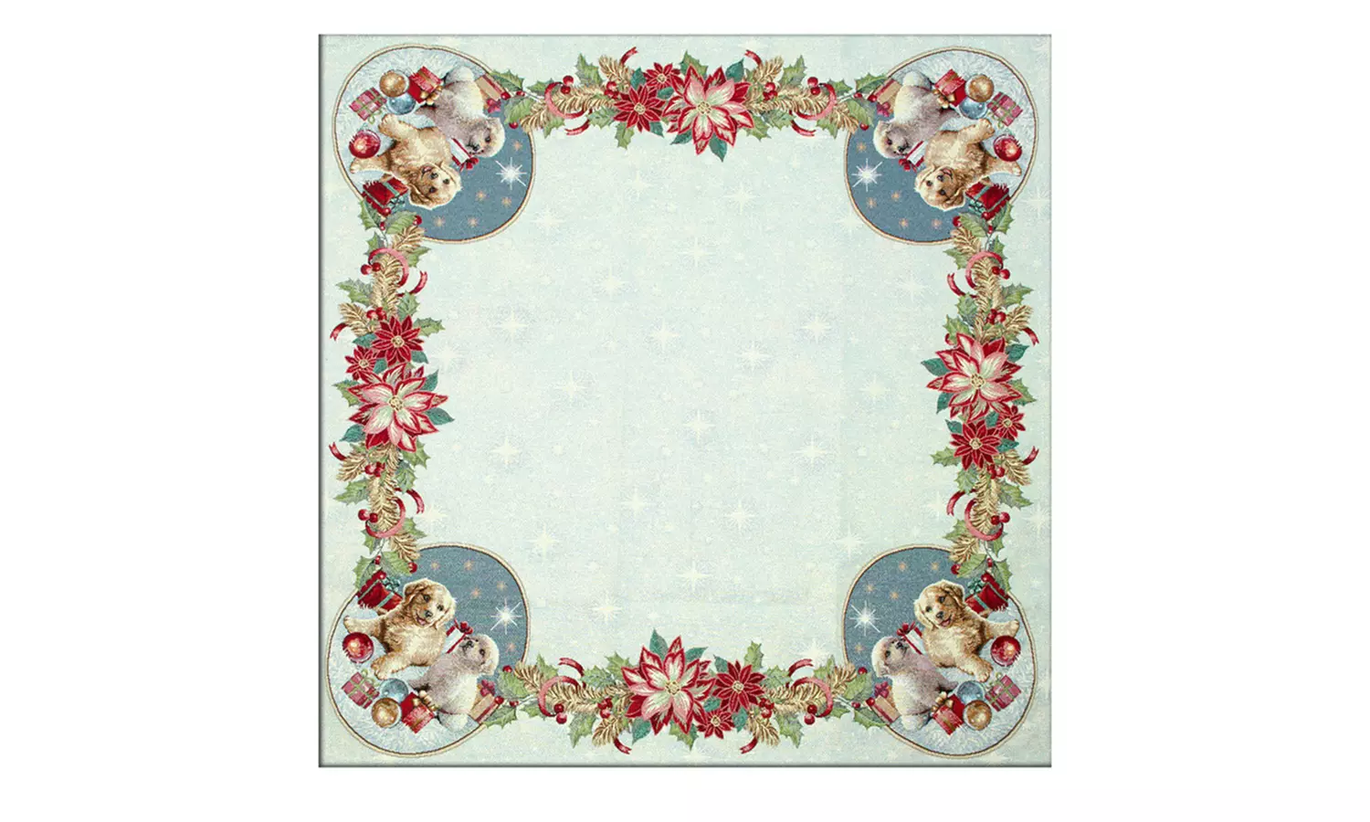 Centrotavola Natalizio in tessuto gobelin