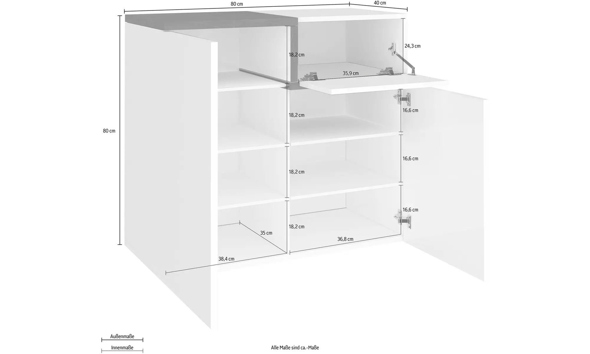 Armadietto per scarpe dal design elegante