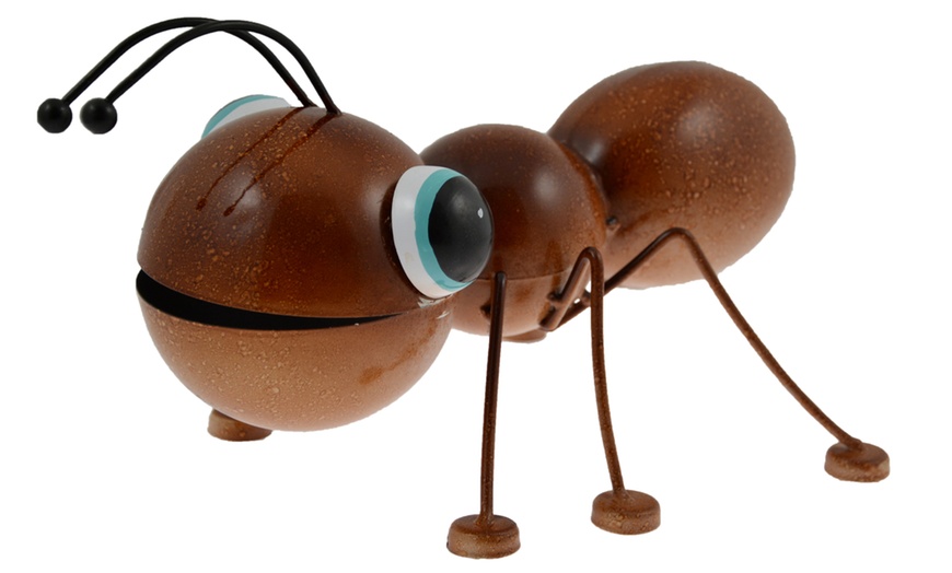 Image 2: Two Metal Ant Garden Decorations