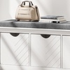 Image 7: HomCom Shoe Storage Bench 