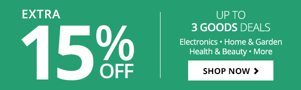 Extra 15% Off Goods