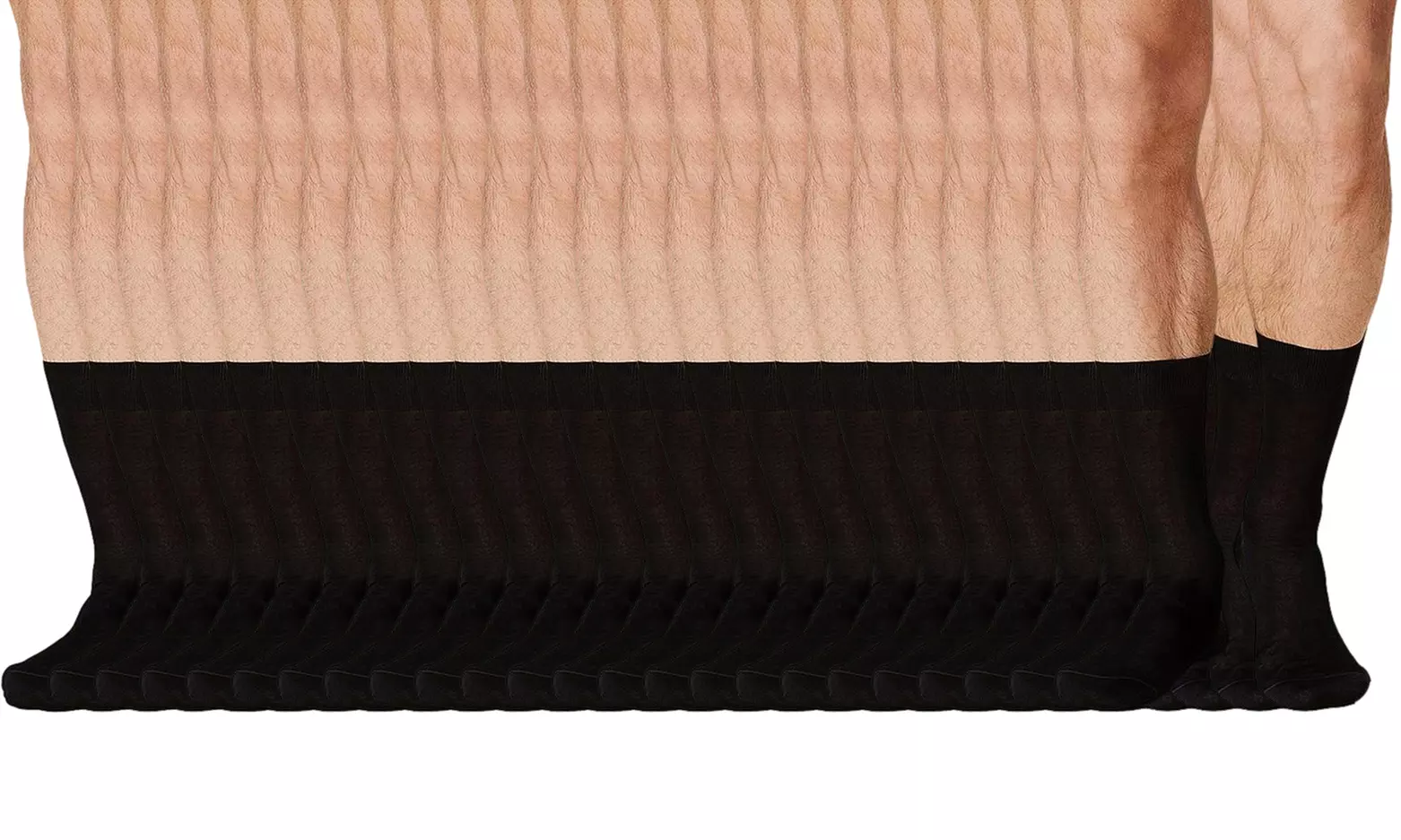 6, 12 o 24 paia di calze da uomo in filo di Scozia