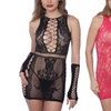 Image 7: Women's Fishnet Babydoll Lingerie (2-Pack). Plus Sizes Available.