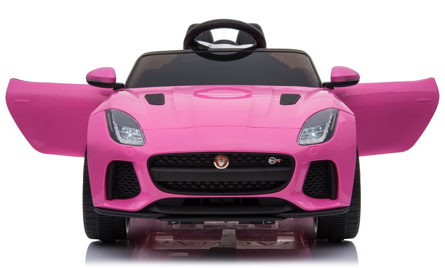 Image 8: Remote Control Jaguar F-Type Ride-On Car