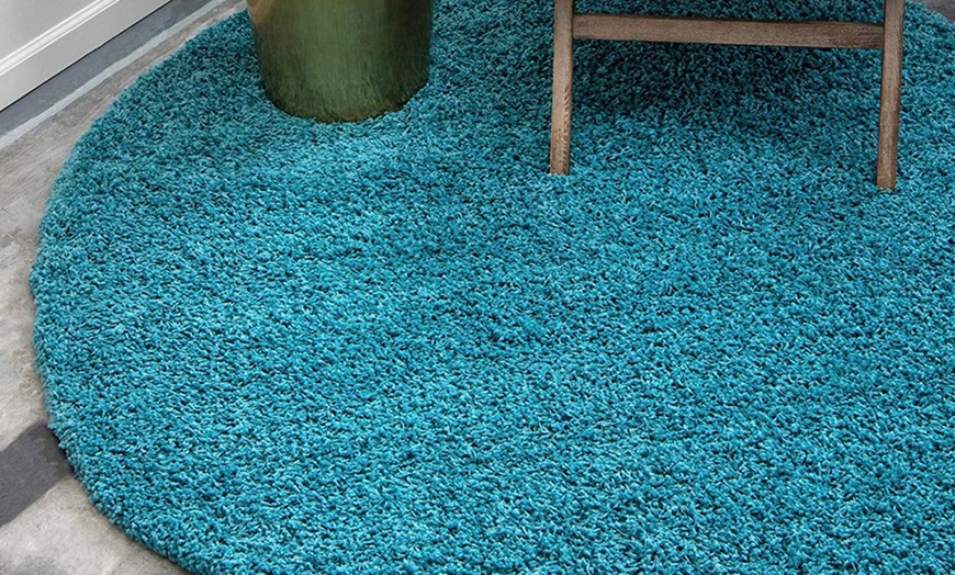 Image 20: Thick Pile Soft Shaggy Area Rug