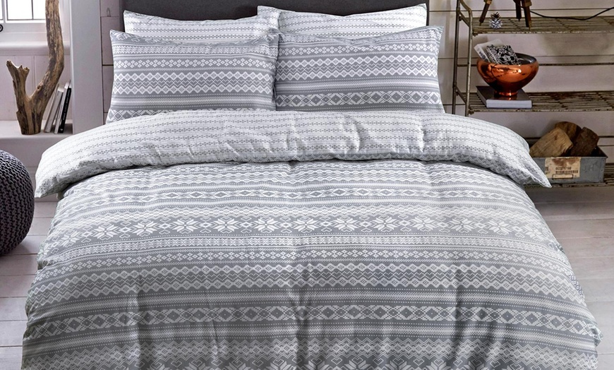 Image 5: Brushed Cotton Duvet Set