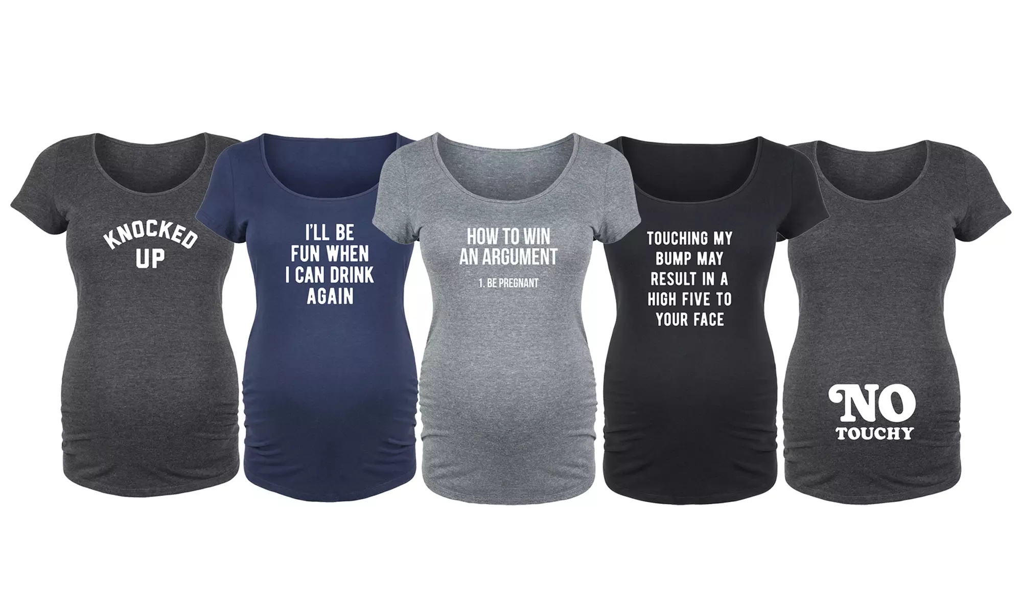 Bloom Maternity: Sassy and Hormonal Funny Pregnancy Tees. Plus Sizes Available - Primary Image