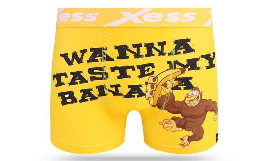 Image 23: Men's Novelty Boxers 3-Pack