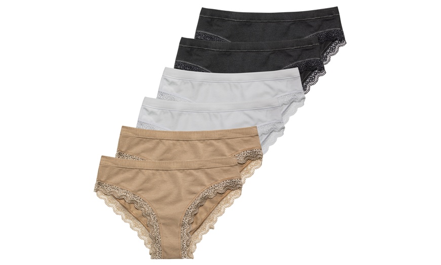 Image 9: Set di 6 slip da donna in cotone MODAL Nottingham