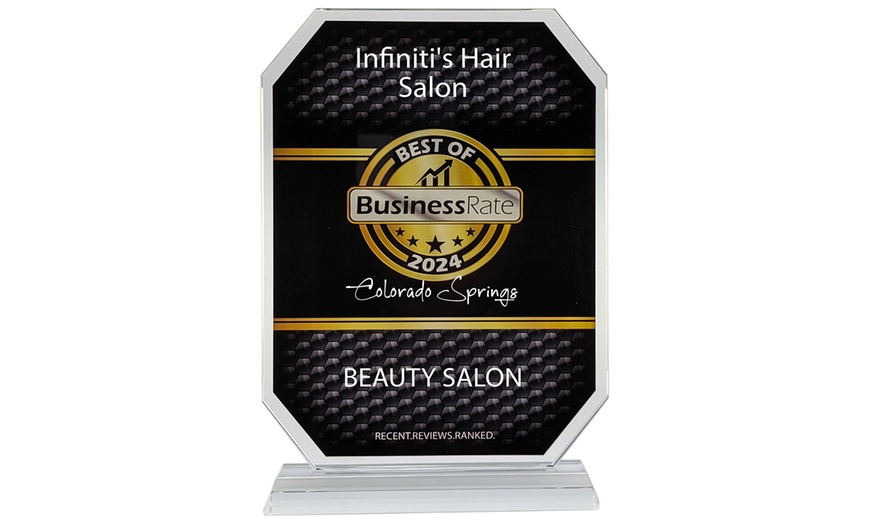 Image 2: Haircut and Style with Shampoo, All Over-Color or Partial Highlights 