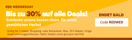 Groupon.de - Erhalte bis zu 30% auf alle Deals! 1 3i